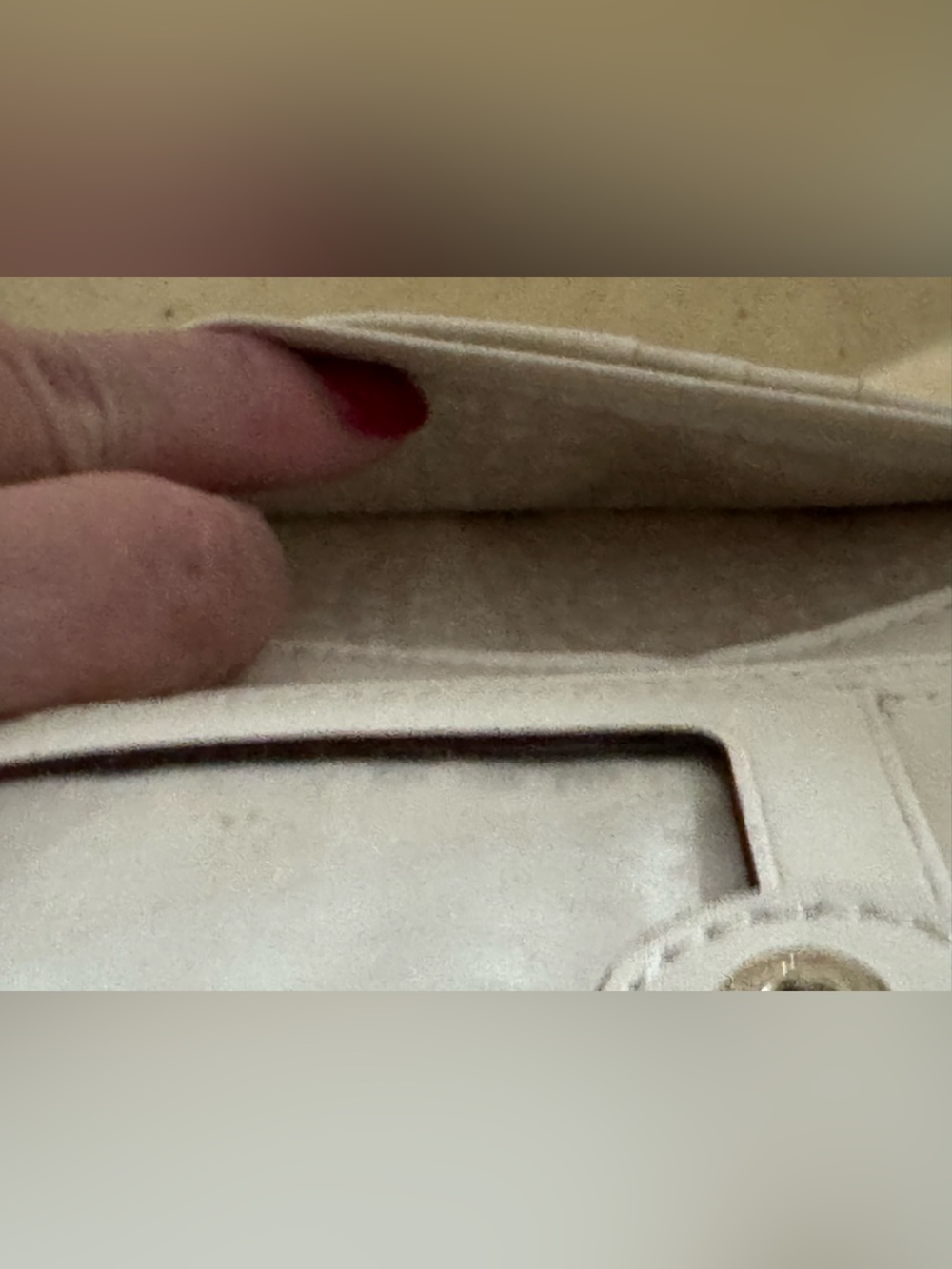 Kate Spade New York Burgundy and Cream Leather Wallet - Picture 7 of 8
